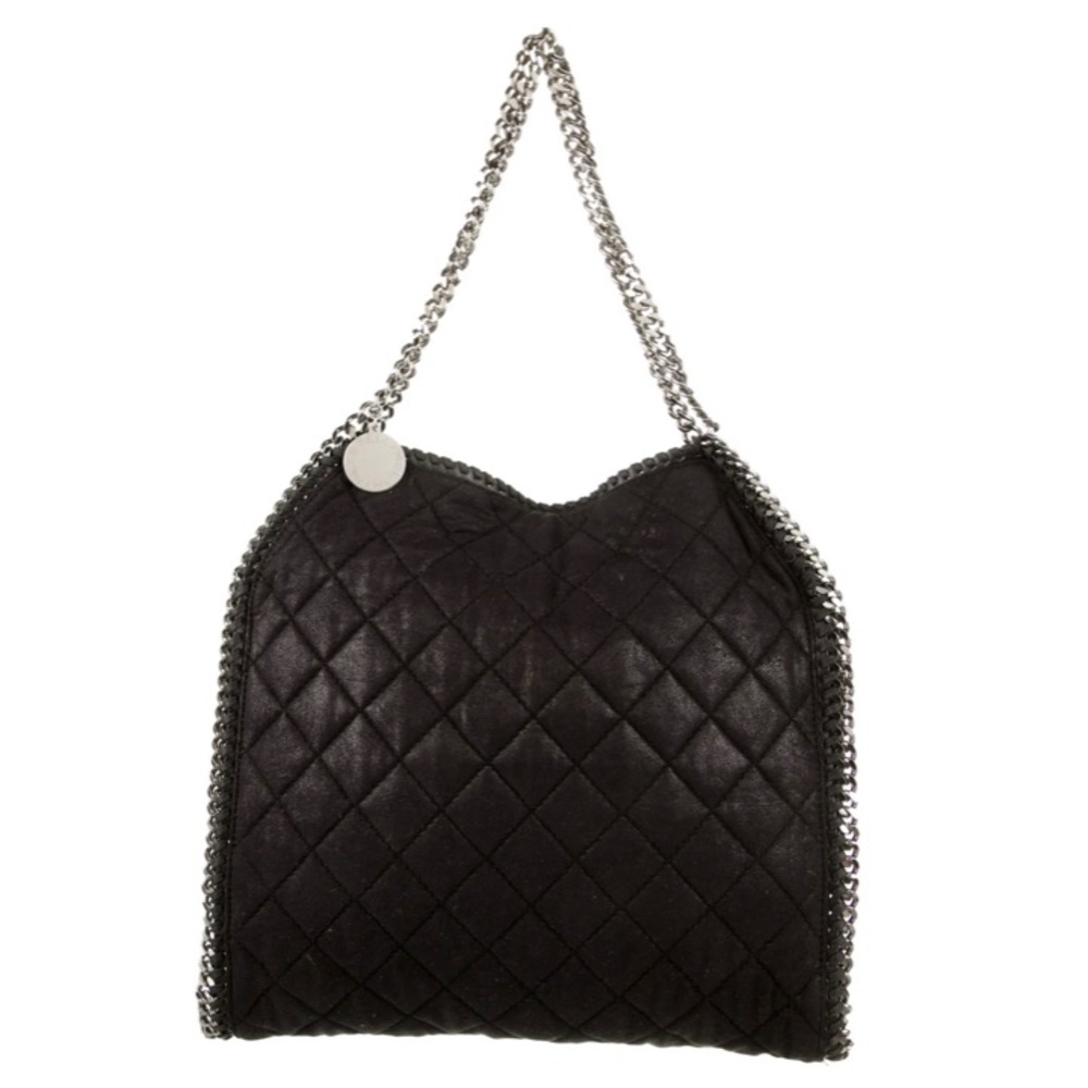 Stella McCartney Quilted Black Tote Bag